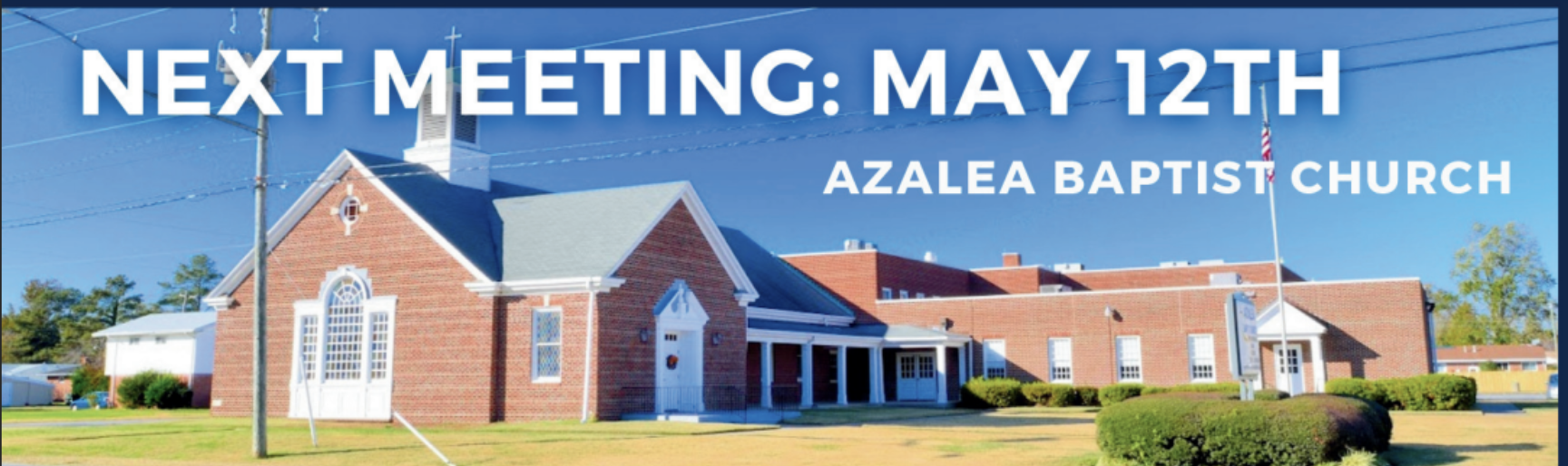 Next meeting: May 12th
